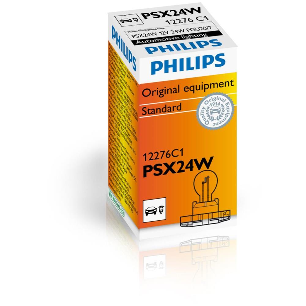 Sentiti al sicuro, guida con sicurezza. Lampade di segnalazione Philips. PSX24W, 24 W, 12 V. - Foto 1